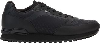 HUGO BOSS Parkour L Runn - Heren - Sneakers - Zwart - 45 EU - Polyester - Schoenen