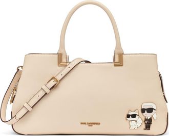 Karl Lagerfeld Meribel Satchel in Brie at Nordstrom