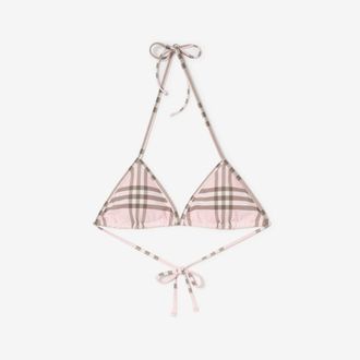 Burberry Check Bikini Top