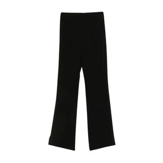 Max Mara Eliseo Smokingbroek - Dames - Broeken - Zwart - Maat: L Poliester