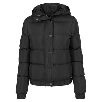 Urban Classics Dames/Dames Pufferjas met capuchon (Zwart)
