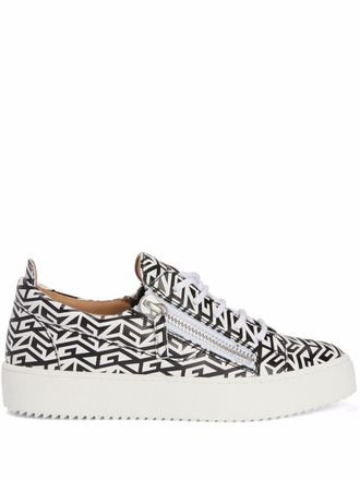 Giuseppe Zanotti Sneakers Gail Monogram - Bianco