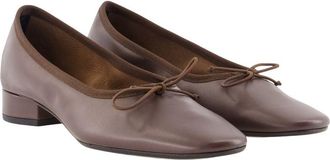 Aeyde Womens Onda Pumps - Aeyde Leather Brown Calfskin Shoes