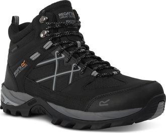 Regatta Mens Walking Boots Waterproof Samaris iii Lace Up black granite - Size UK 10