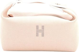 Herm&egrave;s Bride-A-Brac Travel Case Toile Pm (Authentic Pre-Loved)