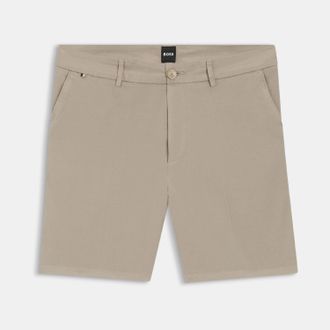 HUGO BOSS H-Kane1 Modern Fit shorts voor heren in beige