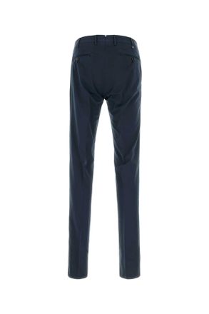 Pantaloni Torino Mens Navy Blue Stretch Cotton Blend Silkochino Pant Y372 Pantaloni