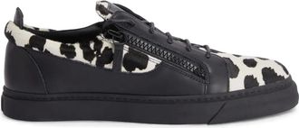 Giuseppe Zanotti Sneakers Frankie con doppia zip - Nero