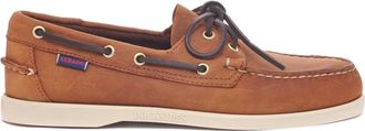 Sebago Tan Portland Artisan Smooth Leather Loafers