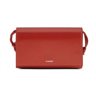 Jil Sander Tangle Small - female - Jil Sander - Cross Body Bags - Red - ONE SIZE - Bags