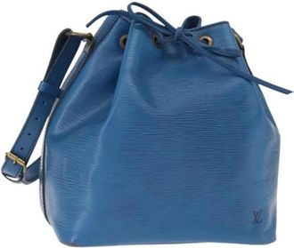 Louis Vuitton Pre-owned Bucket Bags, female, Blue, Size: ONE SIZE Pre-owned Bucket Bag