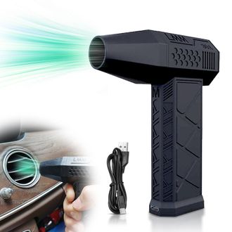 OEM Soplador El&eacute;ctrico Turbo Inal&aacute;mbrico De 130000 Rpm, Bater&iacute;a Recargable De 3000 Mah Con Boquillas Magn&eacute;ticas
