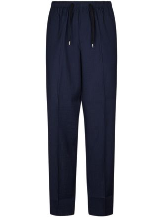 Cellar Door Relaxed Fit Trousers with Textured Fabric