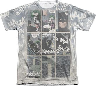 Gildan Batman Last Laugh Adult Poly/Cotton Short Sleeve Tee / T-Shirt