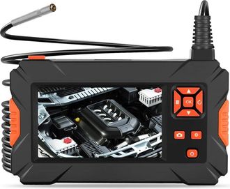OEM Pantalla De C&aacute;mara De Endoscopio Industrial Port&aacute;til De 4,3, Resistente Al Agua Ip67, Boroscopio De 3,9 Mm, Cable R&iacute;gido Con Luces Led Ajustables, Par