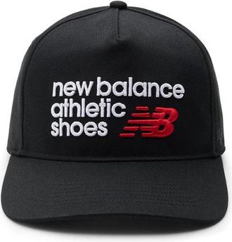 New Balance Unisex 47 Hitch NB Athletics in Black/White Cotton Twill, size OSZ