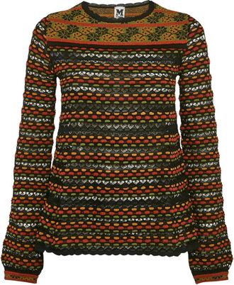 Missoni Top in maglia traforata - Nero