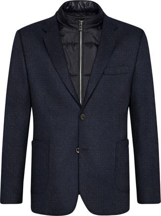 Bugatti Herren Jas met reverskraag en uitneembaar gilet