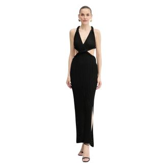 Guess Dames, Jurken, Zwart, Maat: L Viscose