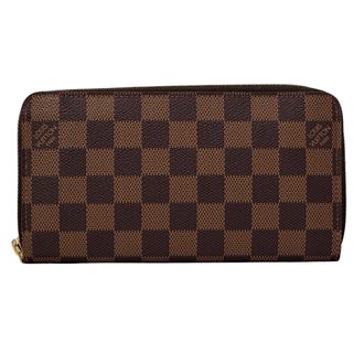 Louis Vuitton Damier Brown Ebene Damier Canvas Long Wallet (Bi-Fold) (Pre-Owned)