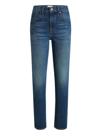 Khaite Blue Straight Leg Jeans
