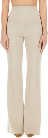 Sportmax High-Waisted Wide-Leg Pants With Tailored Finish