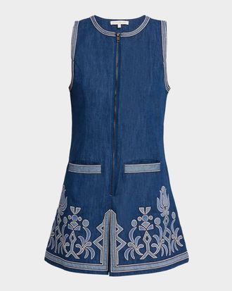 Ramy Brook Paulina Denim Mini Dress