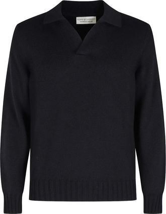 FILIPPO DE LAURENTIIS Trui met V-hals - Blauw