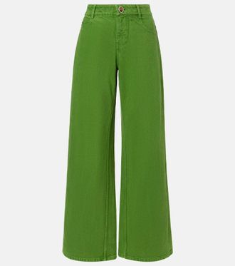 CHRISTOPHER ESBER Mid-rise wide-leg jeans