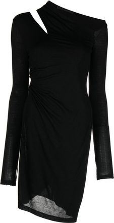 Helmut Lang cutout bodycon dress - women - Viscose - S - Black