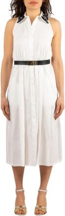 Max Mara Overhemdjurk - Dames - Shirt Kleedjes - Wit - XS - Katoen - Kleedjes