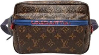 Louis Vuitton Pre-owned Belt Bags, male, Brown, Size: ONE SIZE Pre-owned Monogram Pacific Leather Waist Bag