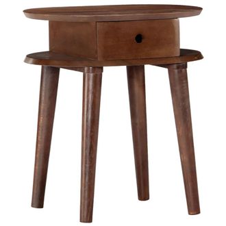 vidaXL Vidaxl Mesita De Noche De Madera Maciza De Acacia 50x35x55 Cm