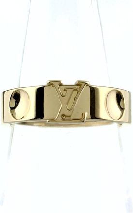 Louis Vuitton Yellow Yellow Gold (18K) Band Ring (Pre-Owned)