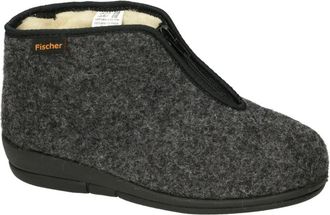 Fischer 203597 High Felt Slipper - Dames - Winterlaarzen - Grijs - 37 EU - Wol - Schoenen