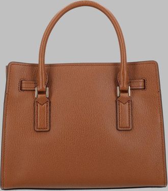 Michael Michael Kors Womens Handbag Hamilton Buff Leather Handbags Hand Bags