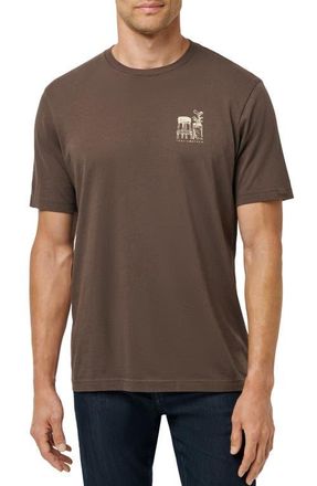 Travis Mathew Tasting Room Cotton Graphic T-Shirt in Chocolate at Nordstrom, Size Medium