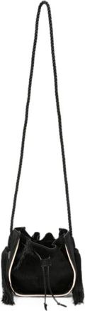Forte_Forte My Bag Bucket Bag - Dames - Schoudertassen - Zwart - ONE Size - Leer - Tassen