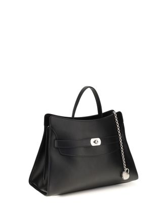 Alexander McQueen Locke Shoulder Bag - Black