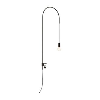 Zafferano Filo l&aacute;mpara mesa aluminio negra 152 cm e27 60w