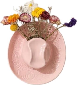 OEM Jarrones Decorativos De Cer&aacute;mica Para Centros De Mesa, Jarrones De Color Rosa