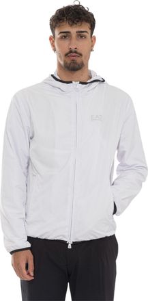 Emporio Armani Giubbino K-way Bianco EA7 Uomo