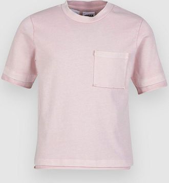 Urban Classics Washed Jersey Boxy Kids T-Shirt rosa