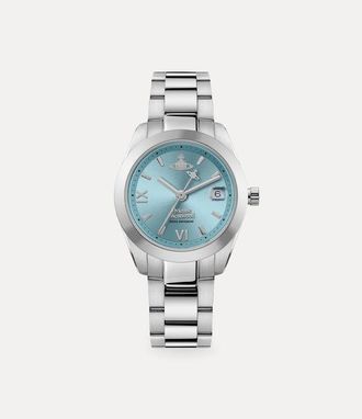 Vivienne Westwood Fenchurch Watch Silver / Turquoise Stainless Steel Women