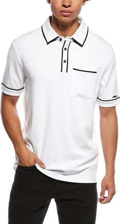 Karl Lagerfeld Karl Lagerfeld Heavy Weight Interlock Polo Shirt
