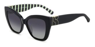 Kate Spade New York Bexley/G/S Asian Fit Polarized 807/WJ Womens Sunglasses Black Size 54
