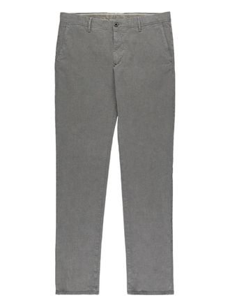 Slowear m&eacute;lange-effect tailored trousers - men - Cotton/Elastane/Cotton - 38 - Grey