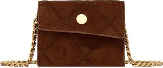 Hammitt Hammitt Montana Pendant Chocolate Diamond Suede Antique Gold