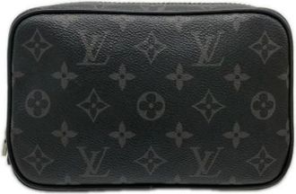 Louis Vuitton Pre-owned Clutches, male, Black, Size: ONE SIZE Pre-owned Pouch