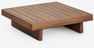 Sklum Sklum - Tavolino quadrato Dailin 75x75 cm in legno di acacia
